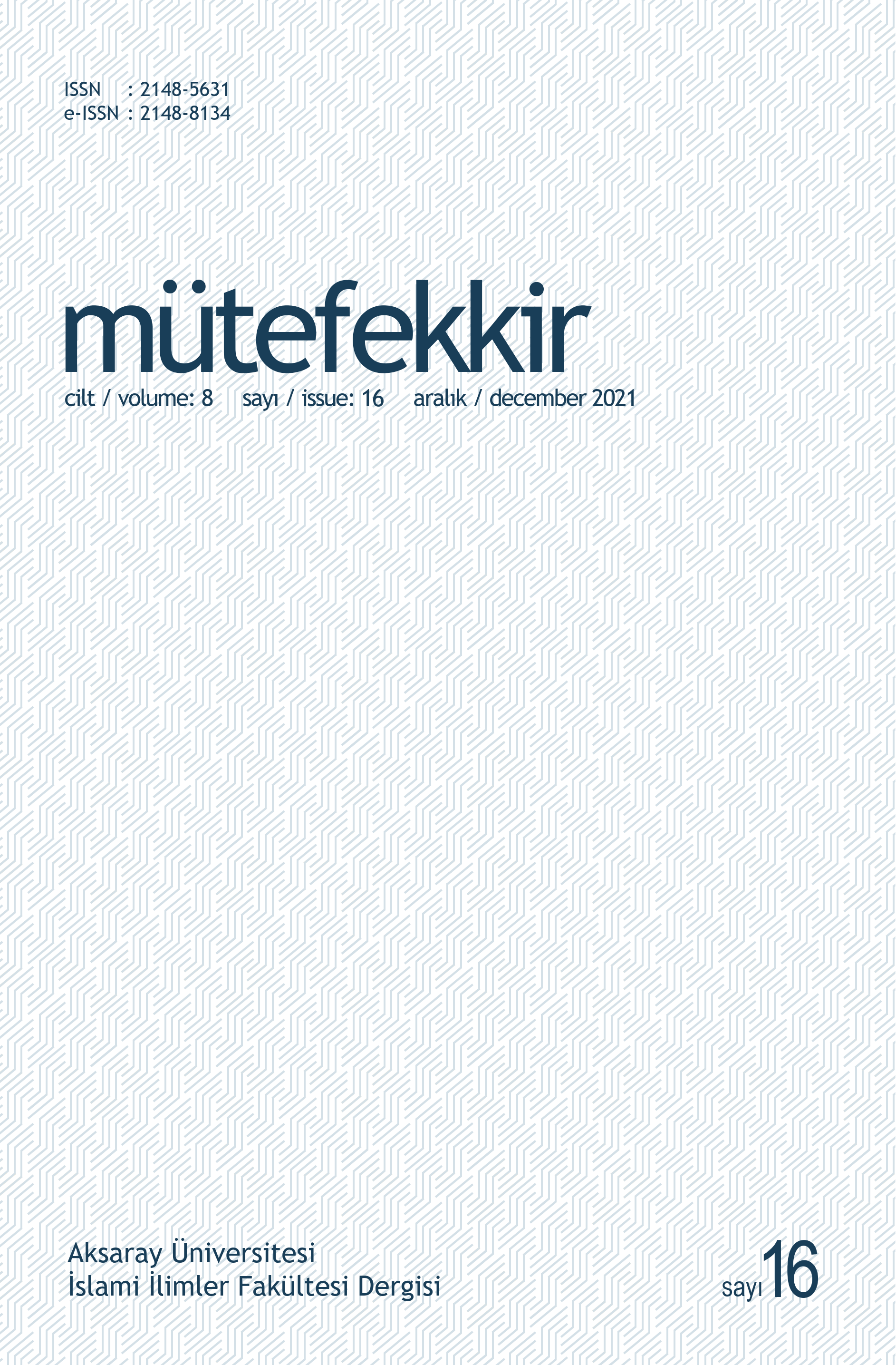 Mütefekkir Dergisi logosu