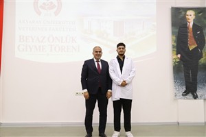 ASÜ Veteriner Fakültesinde 43 öğrenci beyaz önlük heyecanı yaşadı